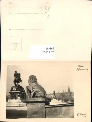 592488,Foto Ak Wien Innere Stadt Heldenplatz Vienna pub H. Markl 40