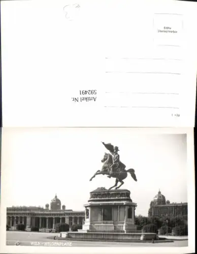 592491,Foto Ak Wien Innere Stadt Heldenplatz Vienna