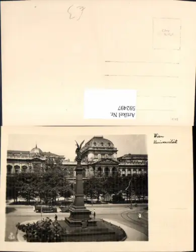592497,Foto Ak Wien Innere Stadt Universität Vienna
