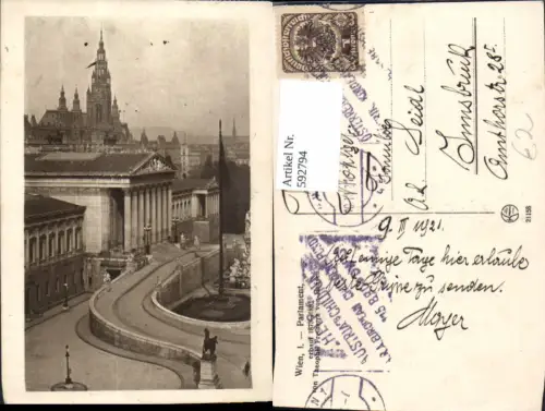 592794,Wien Innere Stadt Parlament Vienna