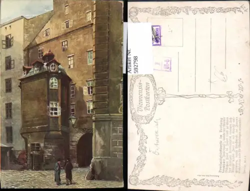 592798,Künstler Ak R. Preuss Wien Innere Stadt Dreifaltigkeitskapelle Vienna