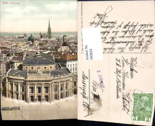 592824,Wien Innere Stadt Panorama Burgtheater Theater Vienna pub Hans Nachbargauer 1046