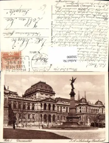 592890,Wien Innere Stadt Universität Liebenberg-Denkmal Vienna pub F. Eisenmenger 511