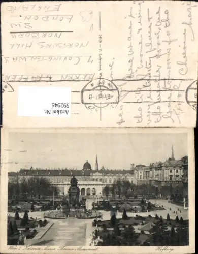 592945,Wien Innere Stadt Kaiserin Maria-Theresia-Monument Hofburg Vienna pub P. Ledermann 24106