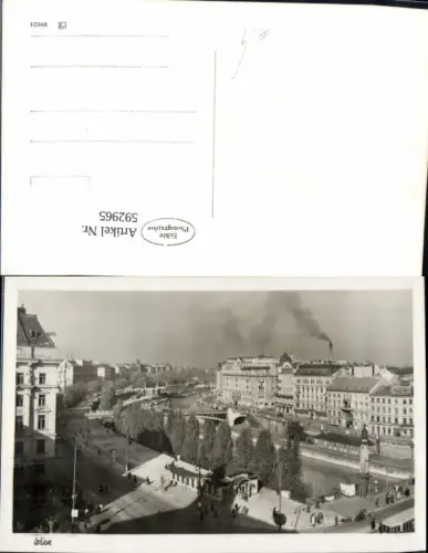 592965,Foto Ak Wien Innere Stadt Kai Brücke Vienna