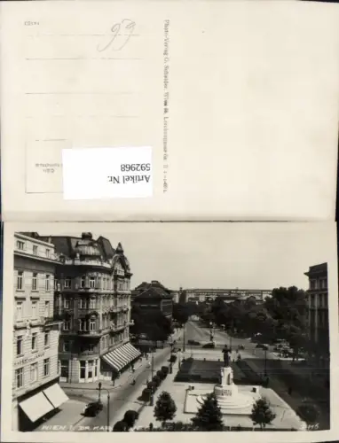592968,Foto Ak Wien Innere Stadt Dr. Karl-Luegerplatz Statue Vienna