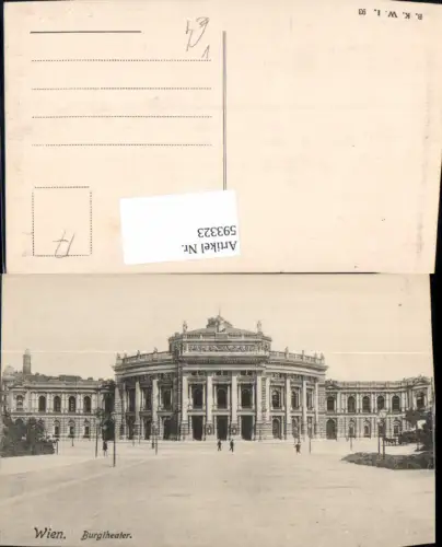 593323,Wien Innere Stadt Burgtheater Theater Vienna pub B.K.W.I. 93