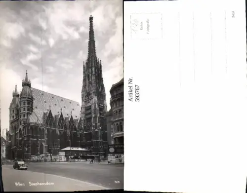 593767,Foto Ak Wien Innere Stadt Stephansdom Dom Vienna