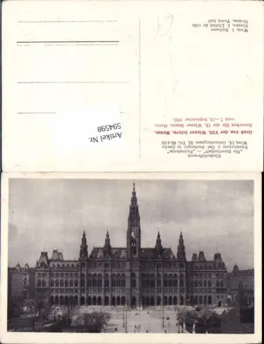 594598,Wien Innere Stadt Rathaus