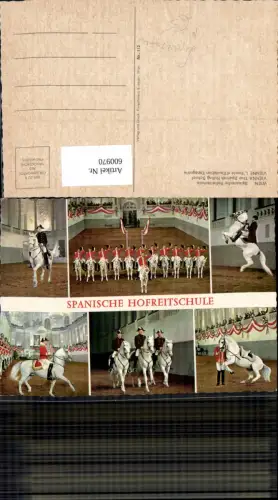 600970,Mehrbild Ak Wien Vienna Innere Stadt Spanische Hofreitschule Pferde Reiten Lipizzaner