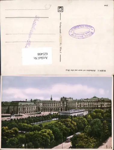 625498,Wien Vienna Innere Stadt Heldenplatz m. Neuer u. Alter Burg