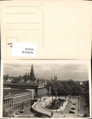 625516,Foto Ak Wien Vienna Innere Stadt Parlament m. Rathaus