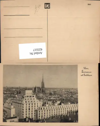 625517,Wien Vienna Innere Stadt Panorama m. Hochhaus