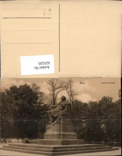 625520,Wien Vienna Innere Stadt Goethe-Denkmal