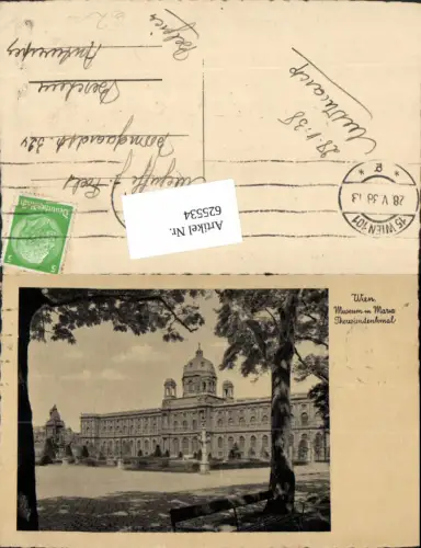 625534,Wien Vienna Innere Stadt Museum u. Maria-Theresien-Denkmal