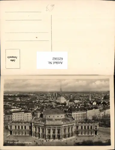 625562,Foto Ak Wien Vienna Innere Stadt v. Rathausturm aus