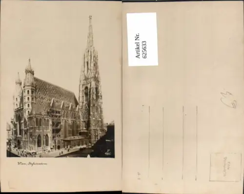 625633,Foto Ak Wien Vienna Innere Stadt Stefansdom Stephansdom Dom
