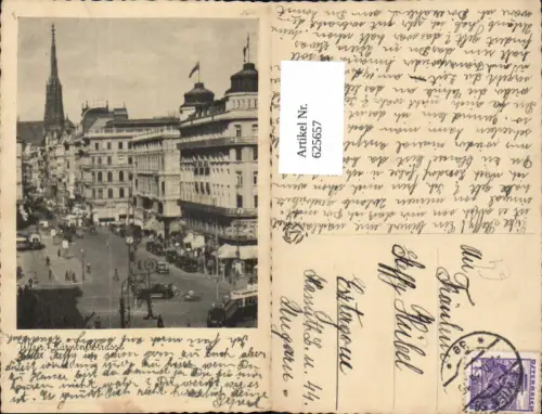 625657,Foto Ak Wien Vienna Innere Stadt Kärntnerstrasse Straßenbahn