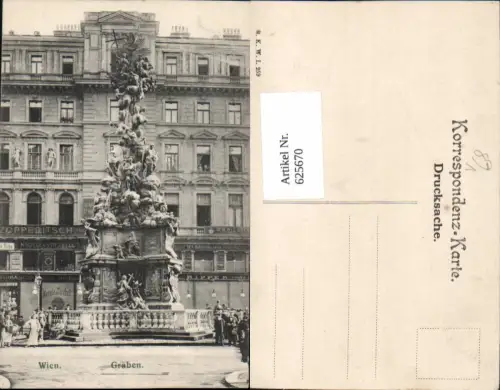 625670,Wien Vienna Innere Stadt Graben Pestsäule Reklame Nägele u. Strubell pub B.K.W.I. 259