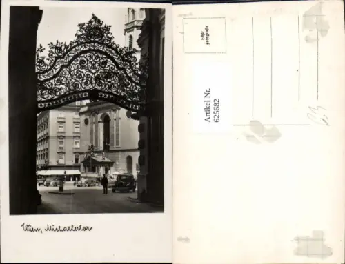 625682,Foto Ak Wien Vienna Innere Stadt Michaelertor Automobil