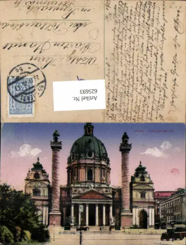 625693,Wien Vienna Wieden Karlskirche Ansicht