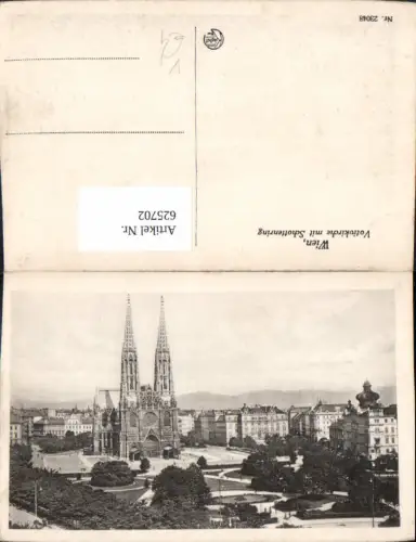 625702,Wien Vienna Alsergrund Votivkirche m. Schottenring pub Kilophot 23048