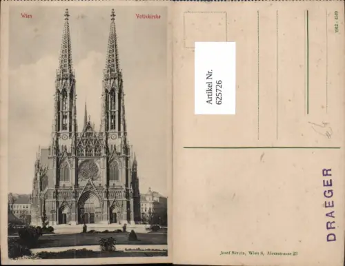 625726,Wien Vienna Alsergrund Votivkirche