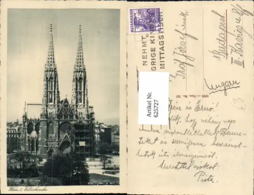 625727,Wien Vienna Alsergrund Votivkirche