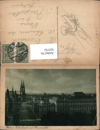 625752,Wien Vienna Innere Stadt Votivkirche u. Universität