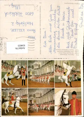 634653,Mehrbild Ak Wien Vienna Innere Stadt Spanische Hofreitschule Reiten Lipizzaner Pferde