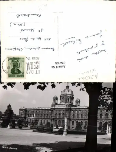 634668,Foto Ak Wien Vienna Innere Stadt Museum
