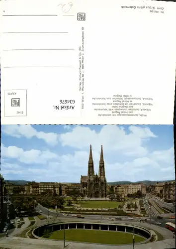 634676,Wien Vienna Schottenpassage m. Votivkirche u. Hotel Regina