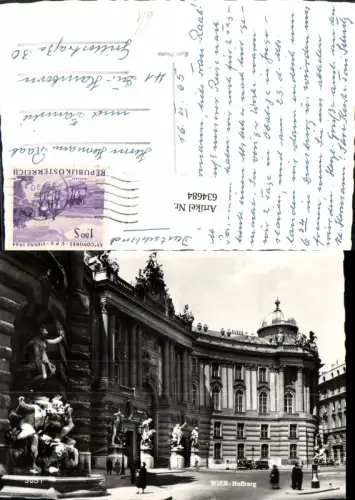 634684,Foto Ak Wien Vienna Innere Stadt Hofburg