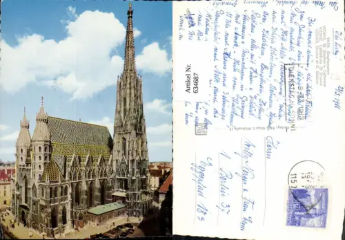 634687,Wien Vienna Innere Stadt Stephansdom Dom