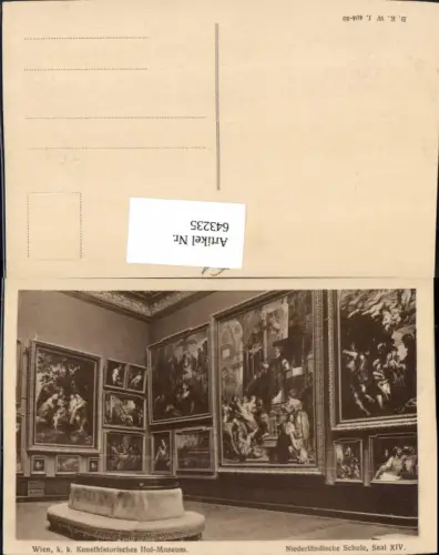 643235,Wien k. k. Kunsthistorisches Hof-Museum Niederländische Schule pub B.K.W.I. 404-20