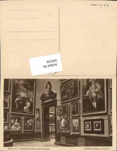 643236,Wien k. k. Kunsthistorisches Hof-Museum Deutsche Schule pub B.K.W.I. 404-12
