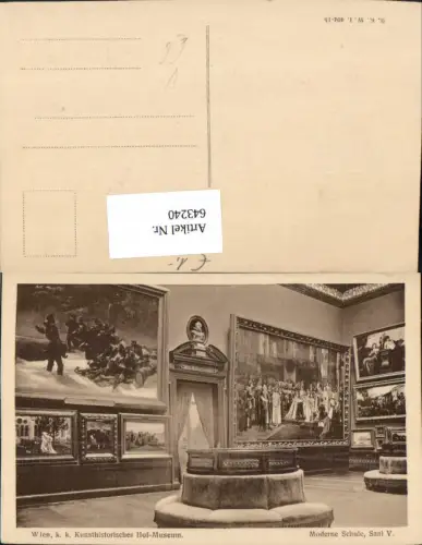 643240,Wien k. k. Kunsthistorisches Hof-Museum Moderne Schule pub B.K.W.I. 404-15