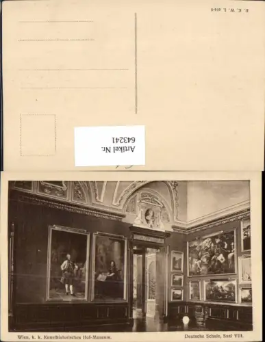 643241,Wien k. k. Kunsthistorisches Hof-Museum Deutsche Schule pub B.K.W.I. 404-8