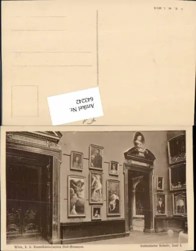 643242,Wien k. k. Kunsthistorisches Hof-Museum Italienische Schule pub B.K.W.I. 404-5