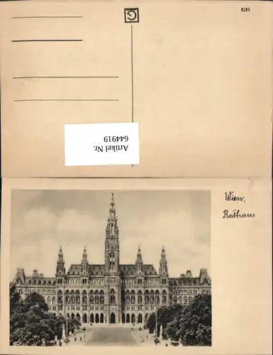 644919,Wien Rathaus