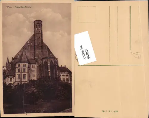 645027,Wien Minoriten Kirche