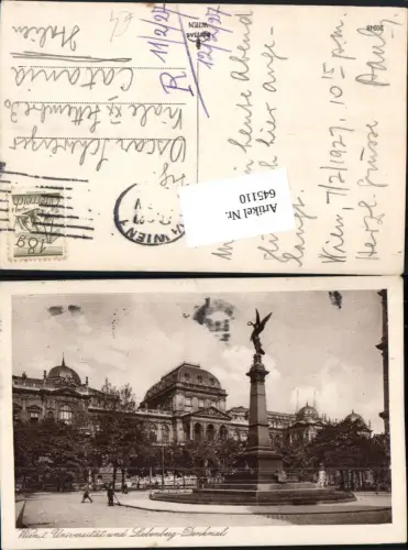 645110,Wien Universität Liebenberg Denkmal