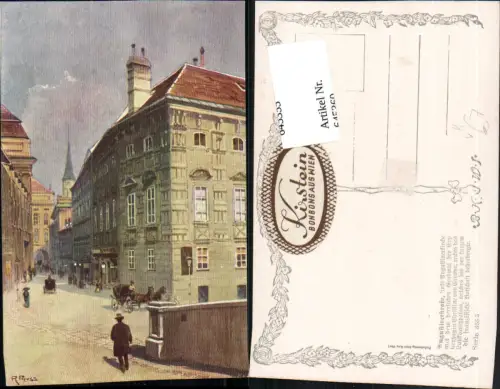 645360,R. Preuss Wien Augustinerstraße Augustinerkirche Reklame Zudruck Kirstein Bonbons
