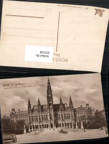 653138,Wien Innere Stadt Rathaus