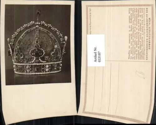 653187,Wien Vienna Innere Stadt Schatzkammer Kaiserkrone Krone Hauskrone