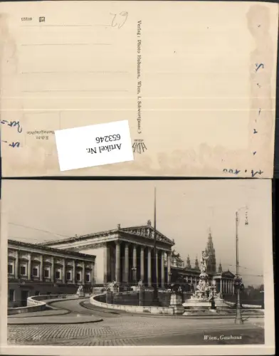 653246,Foto Ak Wien Vienna Innere Stadt Parlament