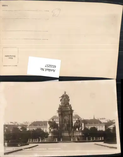 653257,Foto Ak Wien Vienna Innere Stadt Maria Theresien-Denkmal