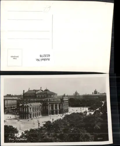 653278,Foto Ak Wien Vienna Innere Stadt Burgtheater