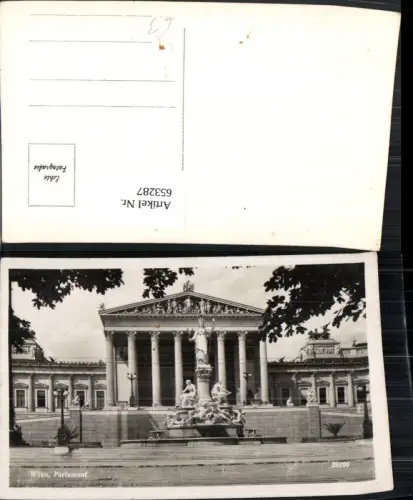 653287,Foto Ak Wien Vienna Innere Stadt Parlament