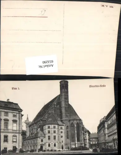 653290,Wien Vienna Innere Stadt Minoritenkirche Kirche